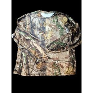 Realtree Shirt Men’s Size 2XL(***) Hunting Outdoors Camo AP10 Long Sleeve Layer
